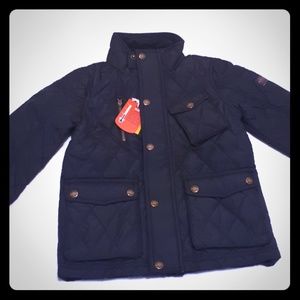 NWT Joules 5T navy quilted spring jacket
